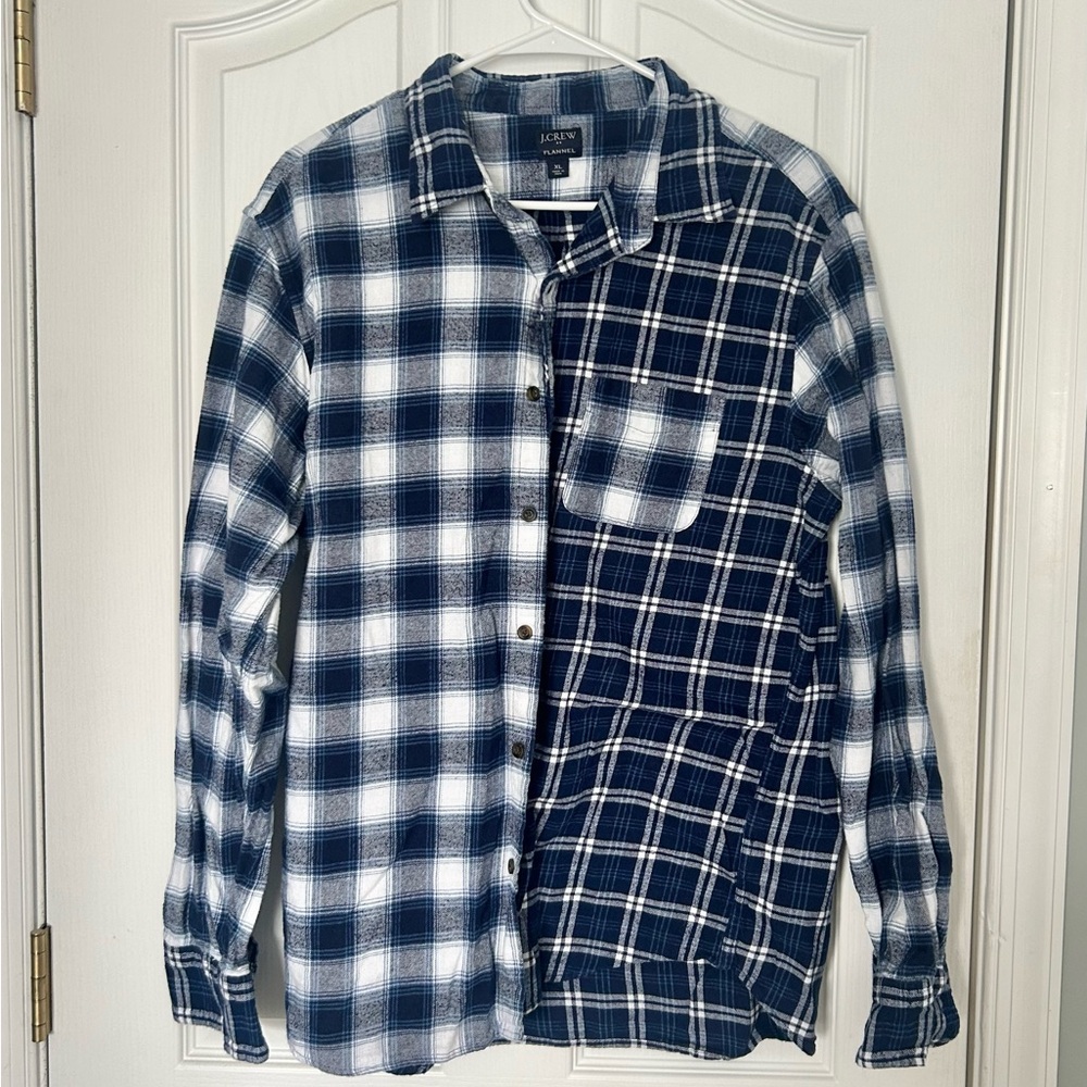 J. Crew Men's Dual-Tone Plaid Shirt